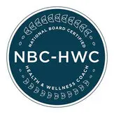 A blue circle with the words nbc-hwc written in it.